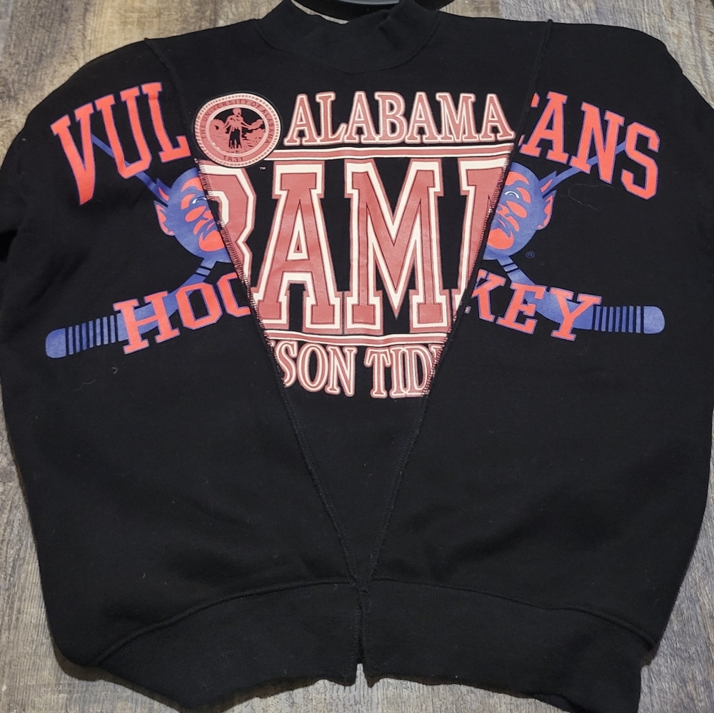 Blue tree alambama/Volcan hockey sweater